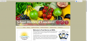 food service website